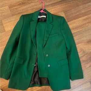 Zara Green Pantsuit Tailored Fit size M